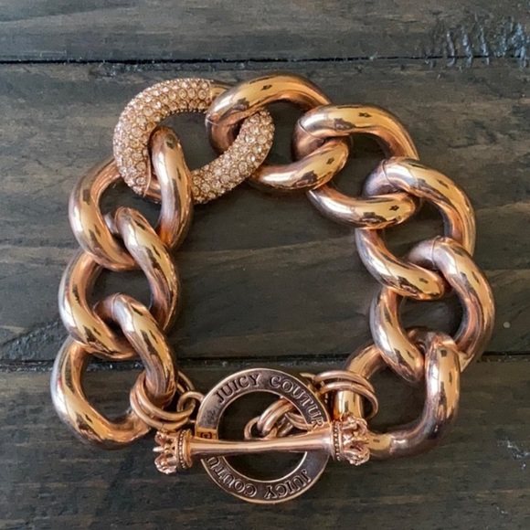 Juicy Couture Copper tone Chunky Charm bracelet - Picture 2 of 9